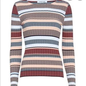 Elizabeth and James Knit Striped Top